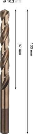 Bosch PRO 不銹鋼 HSS-Co 麻花鑽頭 10.2 毫米。.