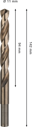 Bosch PRO HSS-Co 麻花鑽頭，直徑 11 毫米。.