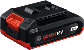 BoschGBA18V-20 2Ah 電池組。