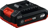 BoschGBA18V-20 2Ah 電池組。