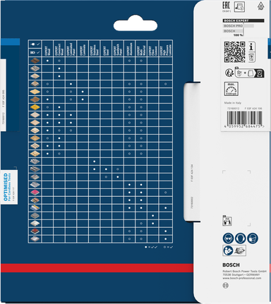 BoschEXPERT 鋁製圓鋸片包裝。.