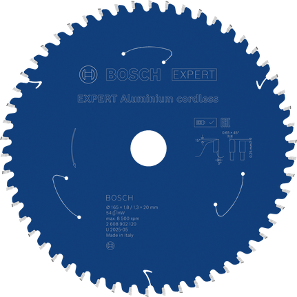 EXPERT Aluminium 充電式圓鋸片- 博世專業