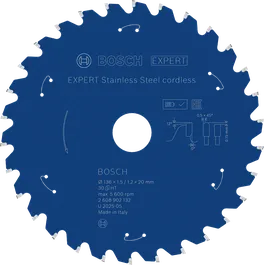 BoschEXPERT 不鏽鋼無線圓鋸片。