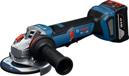 Bosch -11PS 角磨機，配備 18V 電池。.