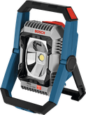 Bosch GLI18V-3000 無線工作現場燈，可調式支架。.