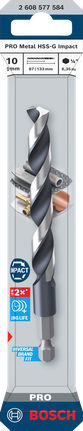 Bosch Metal 10 mm HSS-G 衝擊鑽頭.
