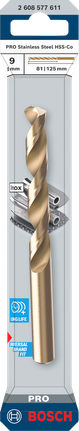 Bosch9 mm HSS-Co 麻花鑽頭。.