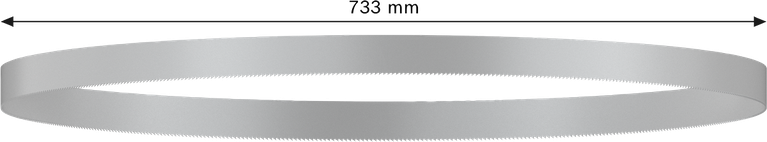 Bosch PRO CB2824 帶鋸條 733 毫米，精細 24 TPI。.