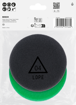 Bosch拋光海綿套裝 77 毫米，用於拋光和切割。