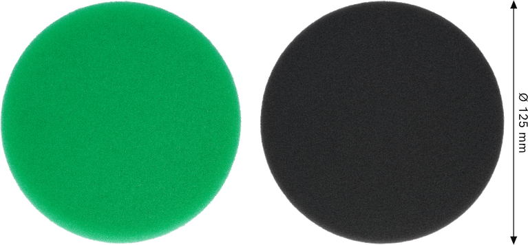 拋光海綿套組,125 mm,2 件 Bosch拋光海綿套裝 125 毫米,用於拋光和切割。.