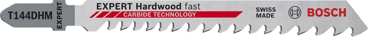 Bosch EXPERT Hardwood Fast T144DHM 硬質合金曲線鋸刀片。