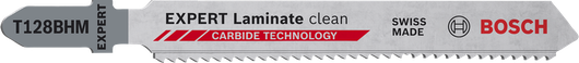 Bosch EXPERT Laminate Clean T128BHM 曲線鋸刀片碳化物。.