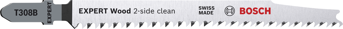 Bosch EXPERT Wood 雙面清潔 T308B 曲線鋸刀片。.