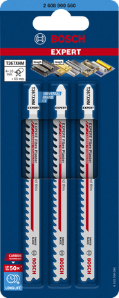 Bosch EXPERT T367XHM 硬質合金曲線鋸刀片 3 片裝。.