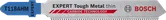 Bosch EXPERT Tough Metal T118AHM 曲線鋸刀片，硬質合金齒。.