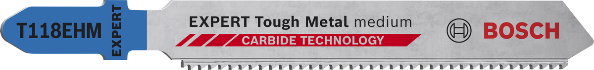 Bosch Tough Metal T118EHM 曲線鋸刀片,附硬質合金齒。.