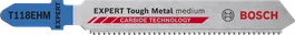 Bosch Tough Metal T118EHM 曲線鋸刀片，附硬質合金齒。.