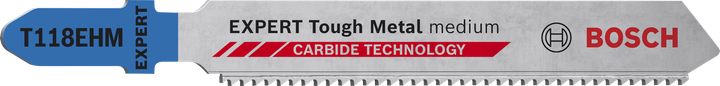 Bosch Tough Metal T118EHM 曲線鋸刀片，附硬質合金齒。