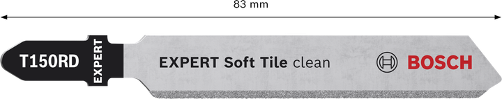 Bosch EXPERT Soft Tile Clean T150RD 鑽石拼圖鋸刀片。