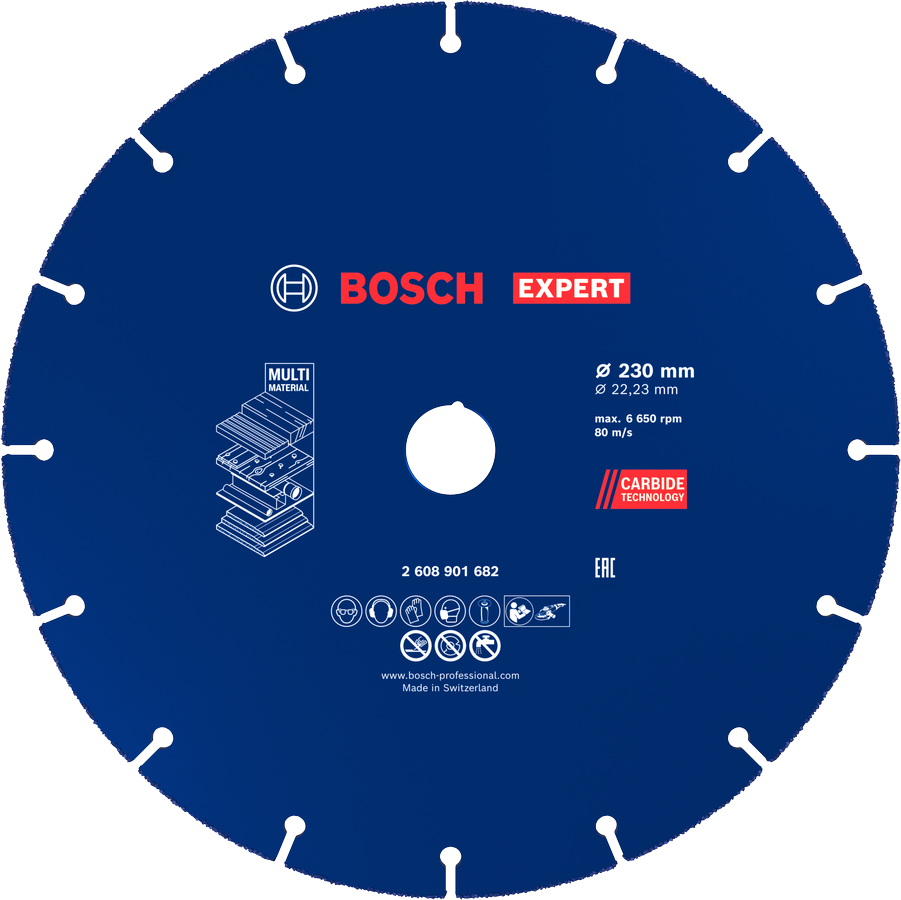 Bosch多材質硬質合金切割片,230 mm。