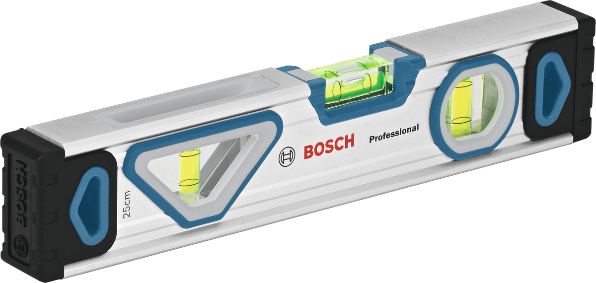 Bosch公分磁性水平儀，鋁製外殼。