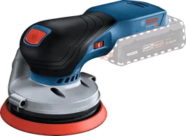 Bosch 18V-125 無線隨機軌道砂光機。