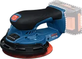 Bosch 18V-150 無線隨機軌道砂光機。.