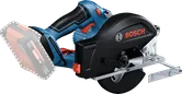 Bosch 18V-50 無線圓鋸，用於木材切割。