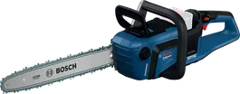 Bosch 18V-40 鏈鋸，配備 8Ah 電池。