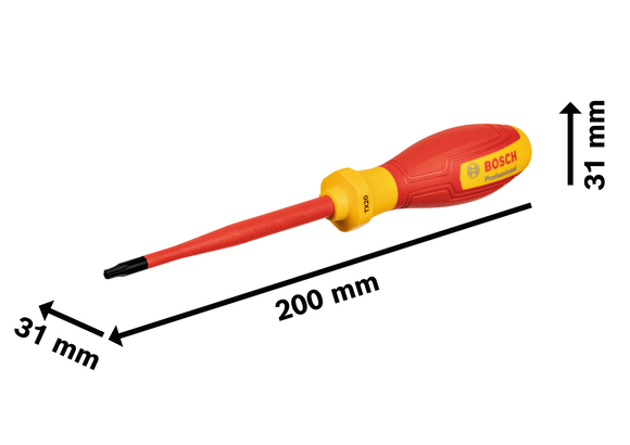 專業 VDE 螺絲起子 TX20x100 mm
