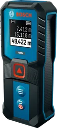 Bosch雷射測距儀，附數位顯示器。