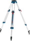BoschBT 160 建築三腳架，高度可調。
