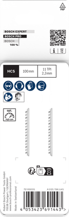 Bosch Plastics T102H 曲線鋸片 100 mm 2 片裝