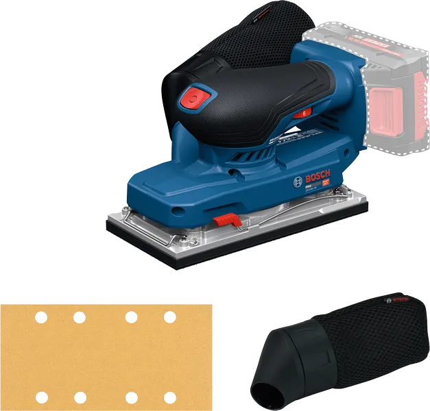 BoschGSS18V-18 無線砂光機，附集塵袋。.