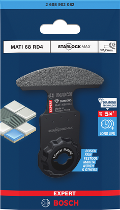 Bosch MATI 68 RD4 鑽石瓷磚角刀片。