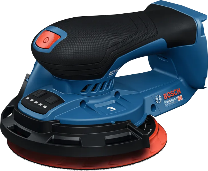 Bosch 18V-150-3 無線軌道砂光機。