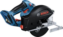 Bosch 18V-50 無線圓鋸，用於木材切割。