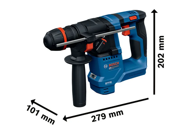BoschGBH 18V-18 X 無線旋轉錘，附 ONECHUCK。