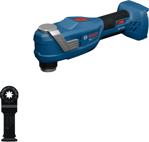 Bosch 18V-30 無線多功能工具，附刀片。
