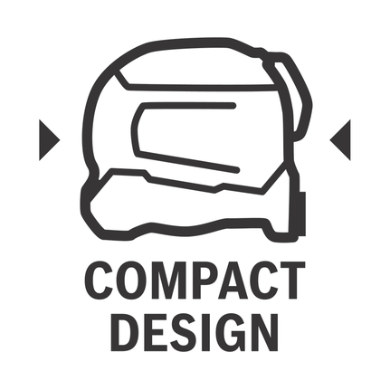 捲尺，設計緊湊。