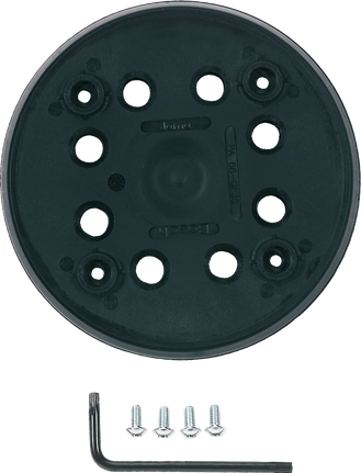 Bosch125 毫米中硬砂紙墊，附螺絲。