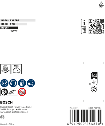 Bosch金屬重型杯刷 100 x 0.8 毫米，適用於角磨機。