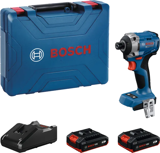 Bosch 18V-215 無線衝擊起子套裝。