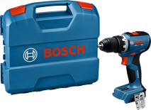 附盒子的BoschGSR 18V-65 無線電鑽。