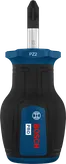 Bosch短柄螺絲起子 PZ2 x 25 毫米，附人體工學手柄。