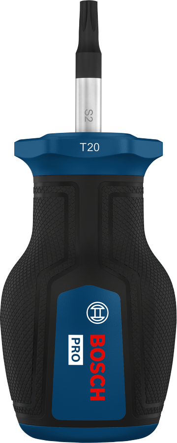 Bosch短柄螺絲起子 TX20，附人體工學手柄。