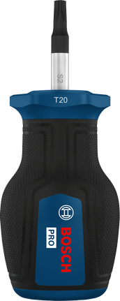 Bosch短柄螺絲起子 TX20，附人體工學手柄。