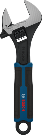 Bosch150 毫米可調扳手，帶人體工學手柄。