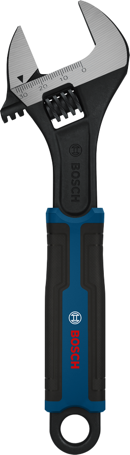 Bosch200 毫米寬口可調扳手。