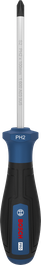Bosch PH2 x 100 毫米螺絲刀，附人體工學手柄。